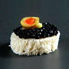 214 Canapé with Black Caviar